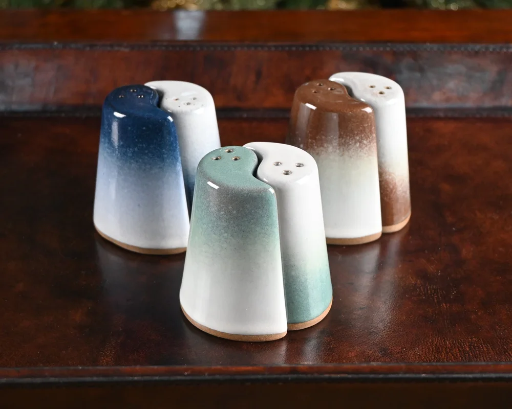 Entwined Salt and Pepper — peter pots pottery